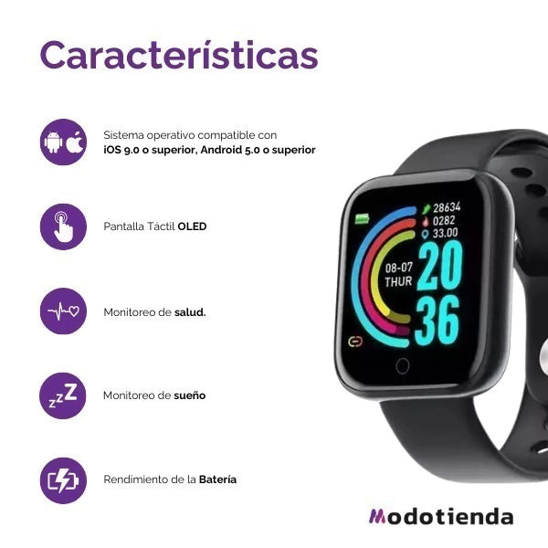 SMARTWATCH D20 + ENVÍO GRATIS 🔥